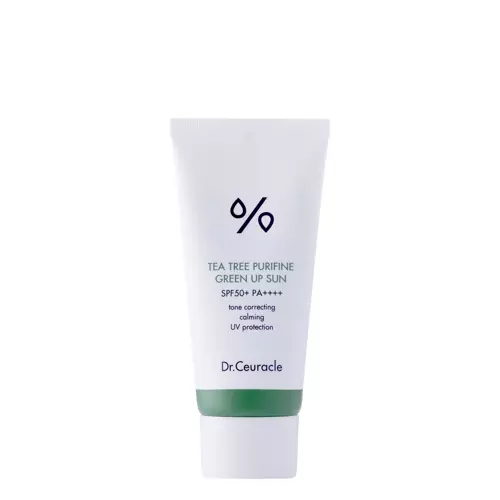 Dr.Ceuracle - Tea Tree Purifine Green Up Sun SPF50/PA++++ - Krem Przeciwsłoneczny z Wyciągiem z Drzewa Herbacianego - 50ml