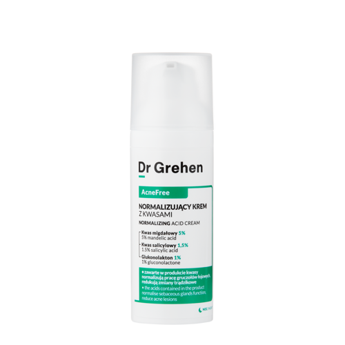 Dr Grehen - AcneFree - Normalizing Acid Cream - Normalizujący Krem z Kwasami - 50ml