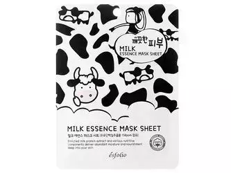 Esfolio - Pure Skin Milk Essence Mask Sheet - Mleczna Maseczka w Płachcie do Twarzy - 25ml