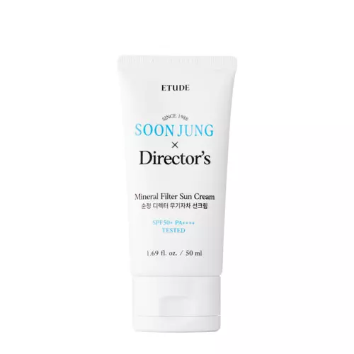 Etude House - Soonjung Director's Mineral Filter Sun Cream SPF50+ PA++++ - Krem Przeciwsłoneczny z Filtrami Mineralnymi - 50ml