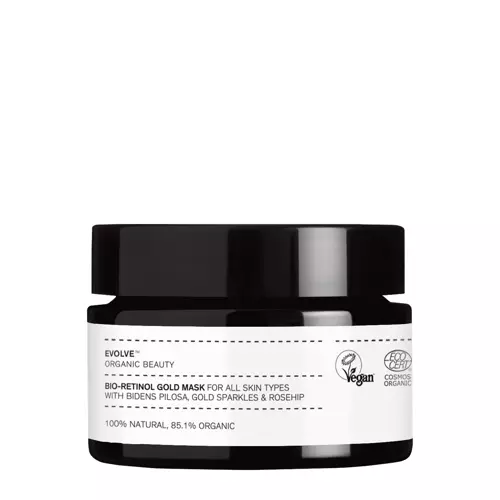 Evolve Organic Beauty - Bio-Retinol Gold Mask - Złota Maska do Twarzy z Bio-Retinolem - 30ml