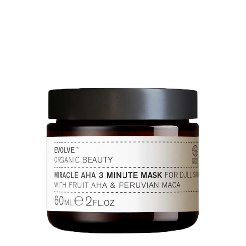 Evolve Organic Beauty - Miracle Mask - Organiczna Maska do Twarzy z Naturalnymi Kwasami Owocowymi - 60ml