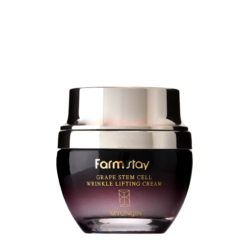 Farmstay - Grape Stem Cell Wrinkle Lifting Cream - Liftingujący Krem do Twarzy z Wyciągiem z Winogron - 50ml