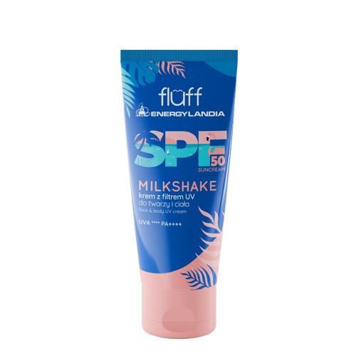 Fluff - Milkshake - Krem z Filtrem UV do Twarzy i Ciała SPF50 - 100ml