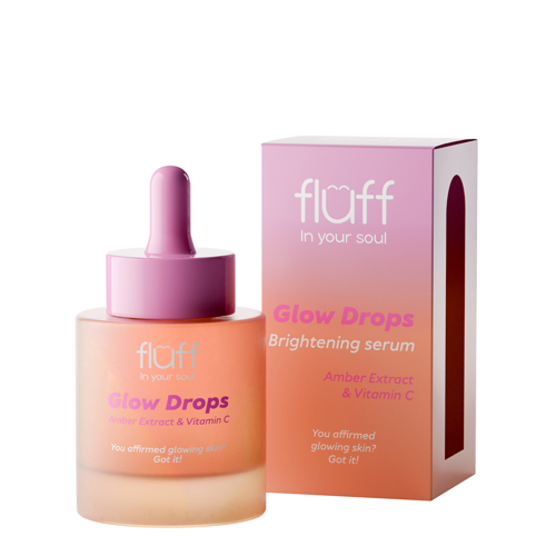 Fluff - Serum Rozświetlające z Ekstraktem z Bursztynu i Witaminą C - 30ml