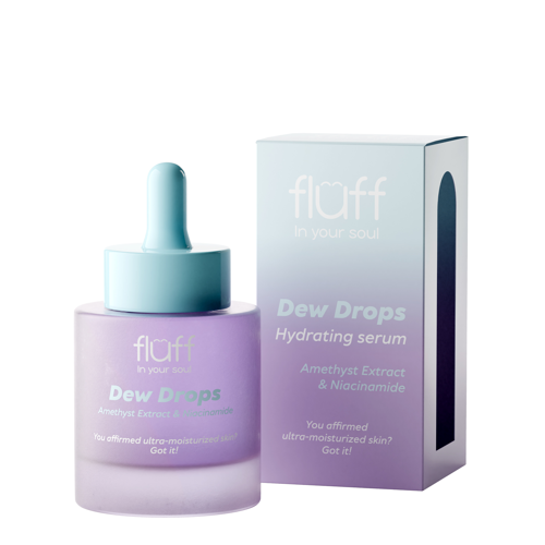 Fluff - Serum Upiększające z Ametystem i Niacynamidem - 30ml