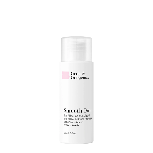 Geek & Gorgeous - Smooth Out - Silny Eksfoliant z 12% Kwasu Glikolowego i Mlekowego - 30ml