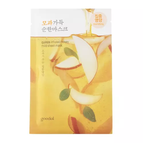 Goodal - Quince Infused Honey Mild Sheet Mask - Maseczka w Płachcie z Miodem - 23ml