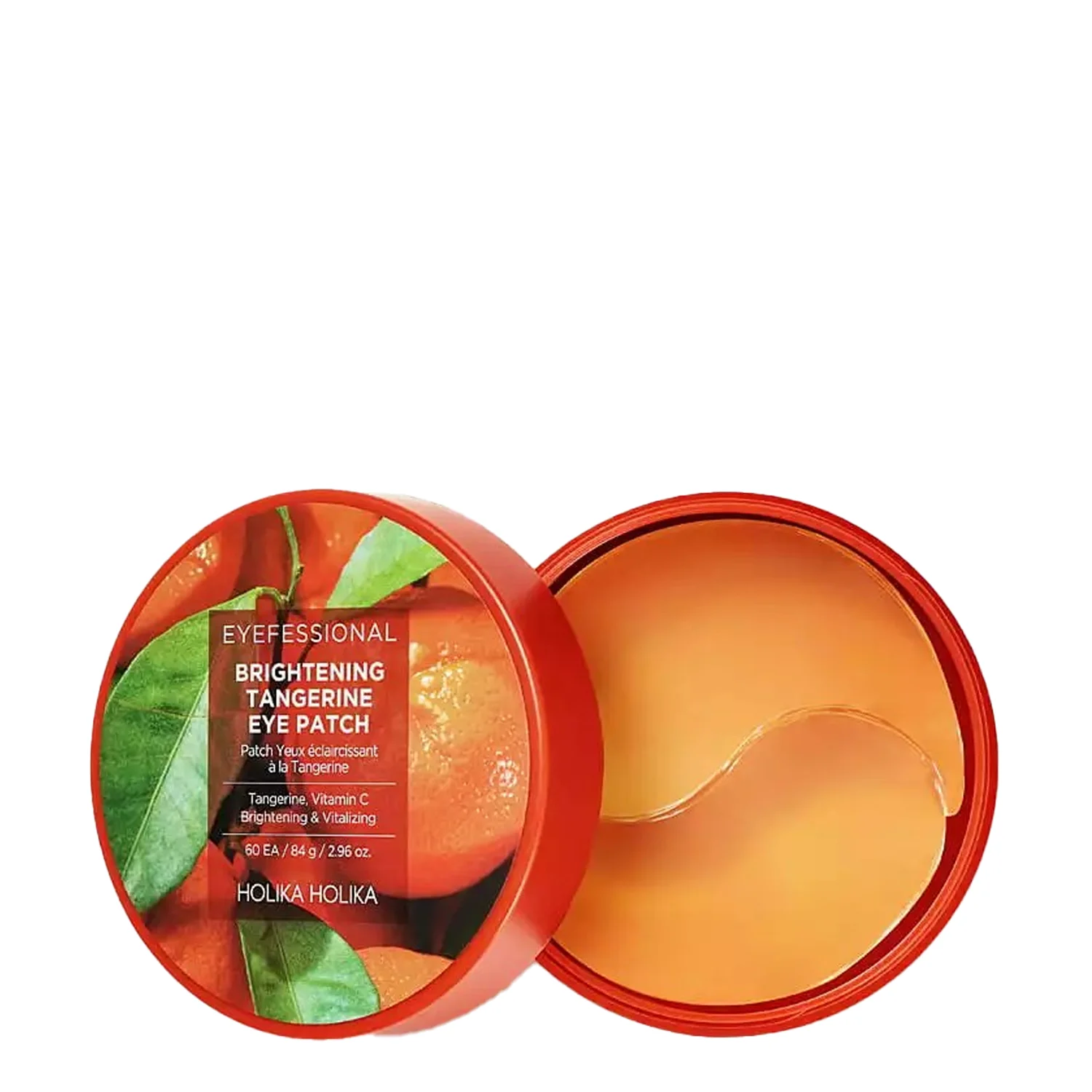 Holika Holika - Eyefessional Brightening Tangerine Eye Patch - Hydrożelowe Płatki pod Oczy - 60szt.