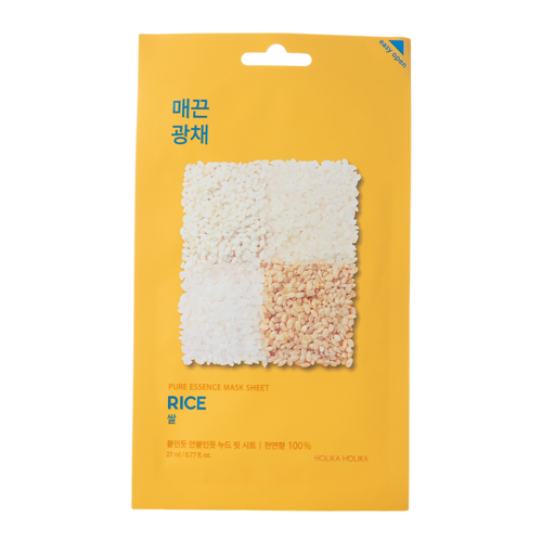 Holika Holika - Pure Essence Mask Sheet - Rice - Maska w Płachcie z Ekstraktem z Ryżu - 23ml