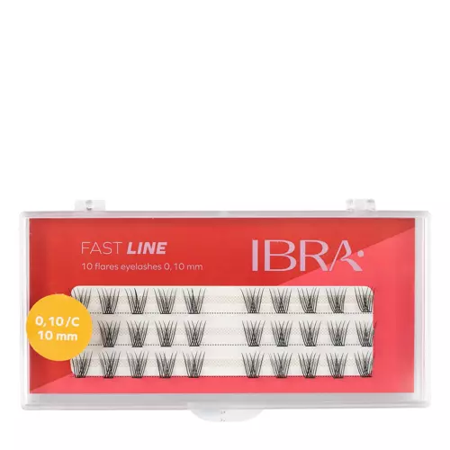 Ibra Makeup - Kępki Rzęs Fast Line C 0,10 - 10mm