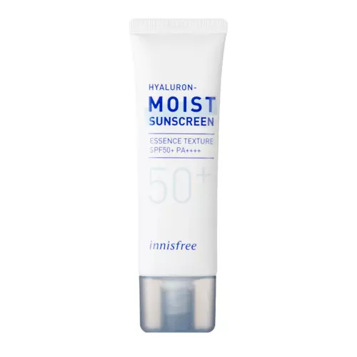 Innisfree - Hyaluron Moist Sunscreen - SPF50+ PA++++ - Krem Przeciwsłoneczny do Twarzy z Kwasem Hialuronowym - 50ml