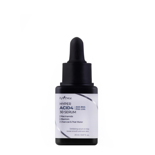 Isntree -  Hyper Acid4 AHA BHA PHA LHA 30 Serum - Serum z kwasami AHA BHA PHA LHA - 20ml