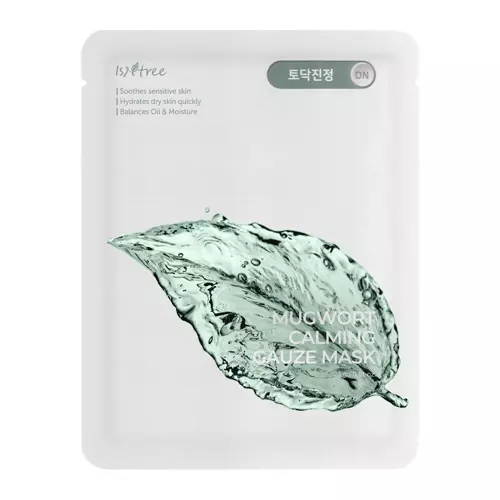 Isntree - Mugwort Calming Gauze Mask - Maska w Płachcie z Ekstraktem z Bylicy - 23g