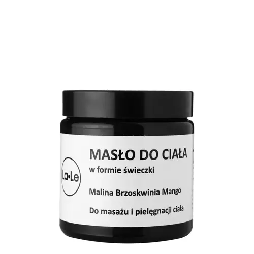 La-Le - Masło do Ciała w Formie Świeczki Malina, Brzoskwinia i Mango - 120ml