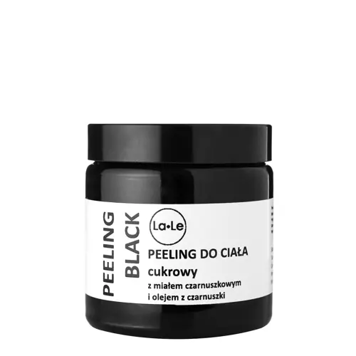 La-Le - Peeling do Ciała Cukrowy - Black - 120ml