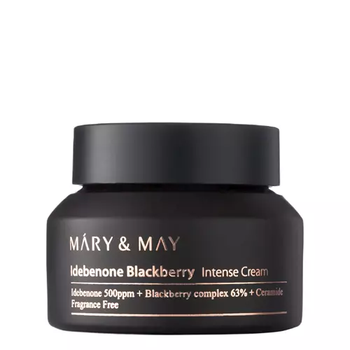 Mary&May - Idebenone Blackberry Intense Cream - Przeciwzmarszczkowy Krem z Idebenonem - 70g 