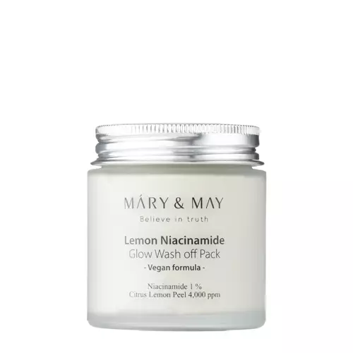 Mary&May - Lemon Niacinamide Glow Wash off Pack - Glinkowa Maska Rozjaśniająca - 125g