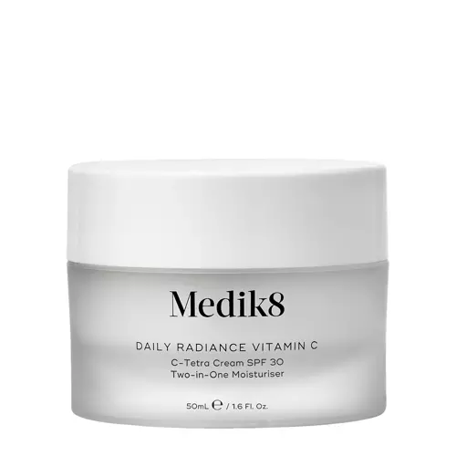 Medik8 - Daily Radiance Vitamin C - C-Tetra Cream SPF30 - Nawilżający Krem z Witaminą C i Ochroną Przeciwsłoneczną - 50ml