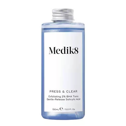 Medik8 - Press&Clear Exfoliating 2% BHA Toner - Złuszczający Tonik z Kwasem Salicylowym - 150ml - Refill