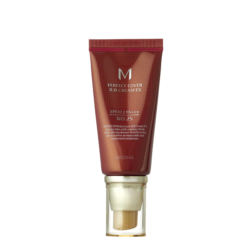 Missha - M Perfect Cover BB Cream SPF42/PA+++ - Kryjący Krem BB - No.25 Warm Beige - 50ml