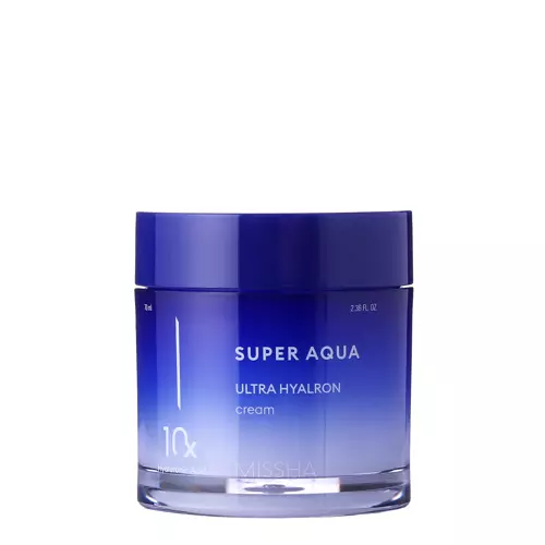 Missha - Super Aqua - Ultra Hyalron Cream - Nawilżający Krem do Twarzy - 70ml