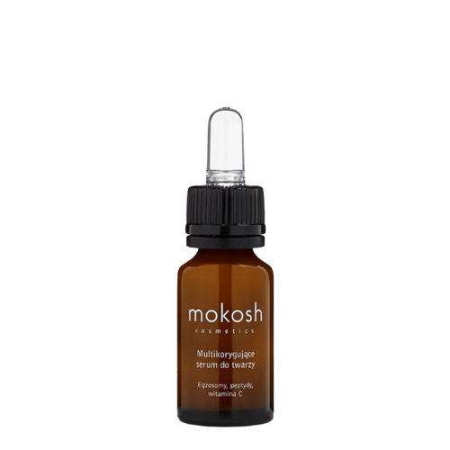 Mokosh -  Multikorygujące Serum do Twarzy Egzosomy, Peptydy, Witamina C - 12ml