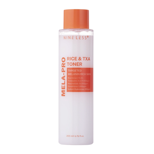 Nine Less - MELA-PRO Rice & TXA Toner - Tonik z Kwasem Traneksamowym - 200ml