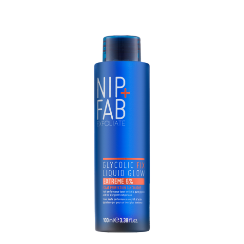 Nip+Fab - Glycolic Fix 6% Glow Toner - Złuszczający Tonik do Twarzy z Kwasem Glikolowym - 100ml