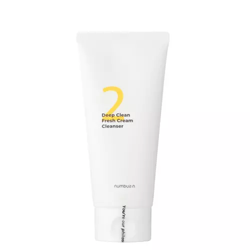 Numbuzin - No.2 -  Deep Clean Fresh Cream Cleanser - Nawilżająca Emulsja do Mycia Twarzy - 120ml