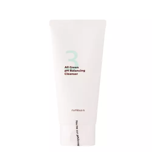 Numbuzin - No.3 - All Green pH Balancing Cleanser - Żel do Mycia Twarzy - 120ml