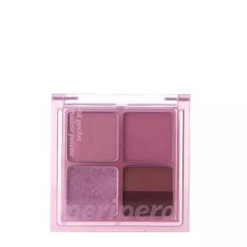 Peripera - Ink Pocket Shadow Palette - Paleta Cieni do Powiek - 002 Cool Summer Vibe - 4 x 1.6g