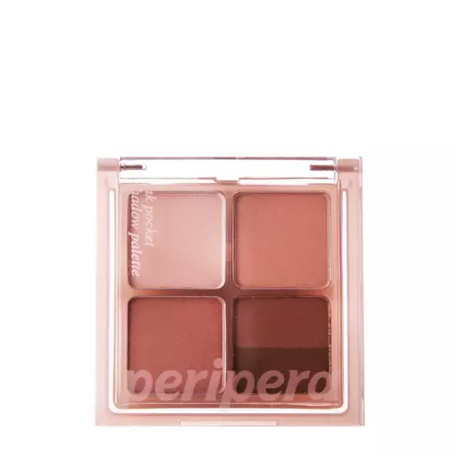 Peripera - Ink Pocket Shadow Palette - Paleta Cieni do Powiek - 004 You Know What Mute Is - 4 x 1,6g