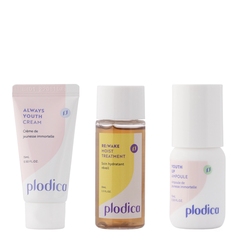 Plodica - Full Day Youth Kit - Zestaw Miniproduktów do Twarzy - Antyoksydacja - 33ml+15ml+15ml