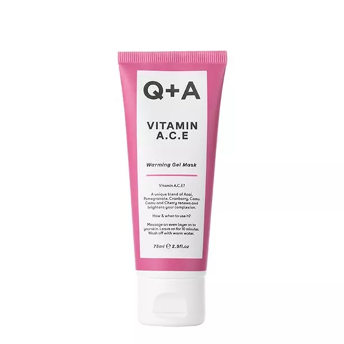 Q+A - Vitamin A.C.E - Warming Gel Mask - Antyoksydacyjna Maska z Witaminami  A.C.E - 75ml