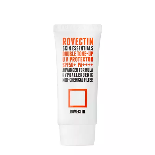 Rovectin - Skin Essentials Double Tone-Up UV Protector SPF50+/PA++++ - Tonujący Krem do Twarzy z Filtrami Mineralnymi - 50ml