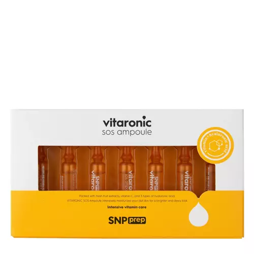 SNP - Prep Vitaronic SOS Ampoule - Zestaw Ampułek do Twarzy z Witaminą C - 7x1.5ml