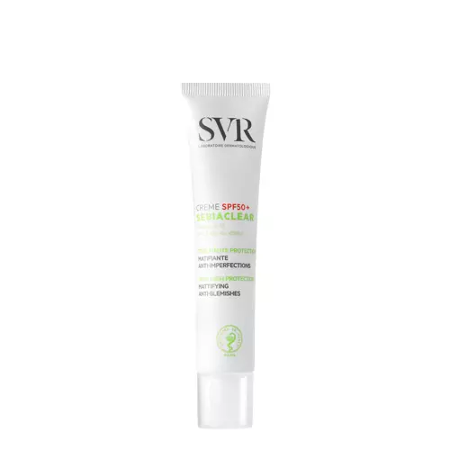 SVR - Sebiaclear Creme SPF50 - Matujący Krem Ochronny do Skóry Trądzikowej - 40ml