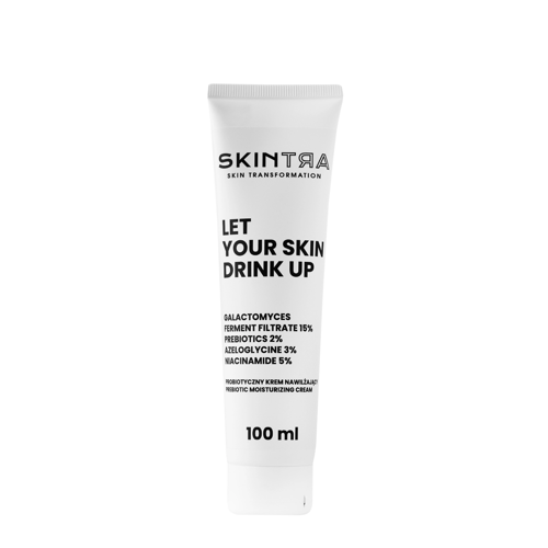 SkinTra - Let Your Skin Drink Up - Prebiotyczny Krem Nawilżający - Tuba 100ml