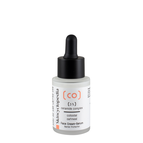 Skincyclopedia - Face Cream-Serum with Ceramide Complex 3% + Colloidal Oatmeal - Kremowe Serum Odbudowujące - 30ml