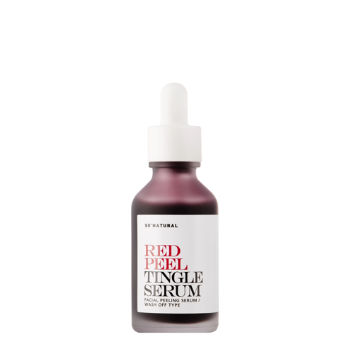 So Natural - Red Peel Tingle Serum - Złuszczające Serum do Twarzy - 20ml