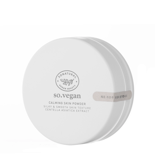 So Natural - So Vegan Calming Skin Powder - Matujący Puder do Twarzy - 8g                