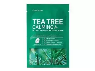 Some By Mi - Tea Tree Calming - Glow Luminous Ampoule Mask - Kojąca Maska z Wyciągiem z Drzewa Herbacianego - 25g