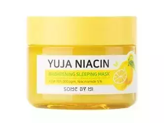 Some By Mi - Yuja Niacin Brightening Sleeping Mask - Rozjaśniająca Maska do Twarzy - 60g