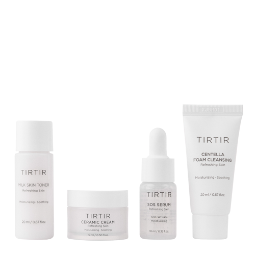 TIRTIR - Glow Trial Kit - Zestaw Miniatur do Pielęgnacji Twarzy - 20ml+20ml+10ml+15ml