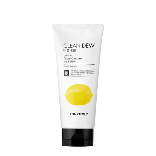 TonyMoly - Clean Dew Brightening Foam Cleanser Lemon - Oczyszczająca Pianka do Twarzy - 180ml