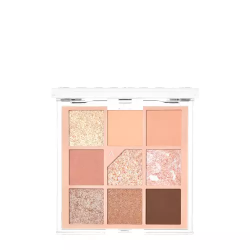 Unleashia - Glitterpedia Eye Palette - Paleta Wegańskich Cieni do Powiek - 3 All of Coralpink - 6,6g