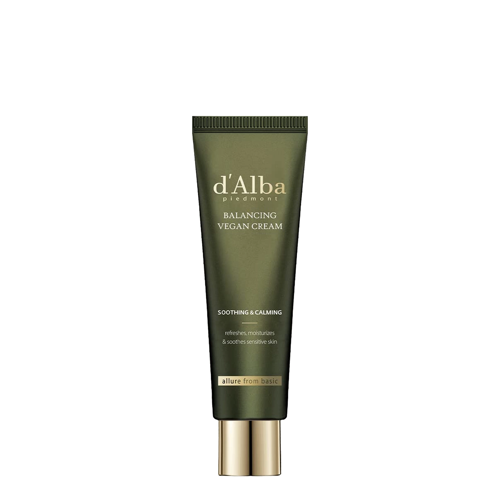 d'Alba - Mild Skin Balancing Vegan Cream - Nawilżająco-Kojący Krem do Twarzy - 55ml