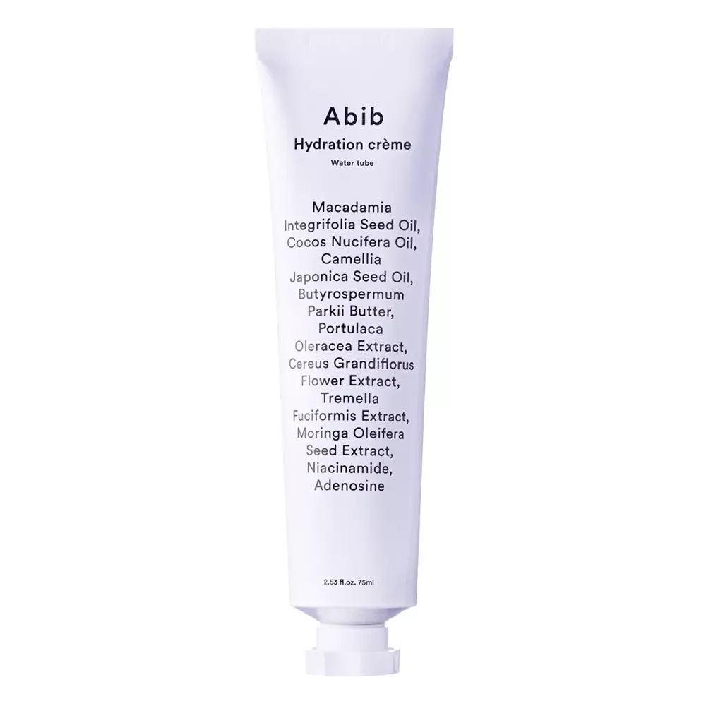 Abib - Hydration Creme Water Tube - Głęboko Nawilżający Krem do Twarzy - 75ml