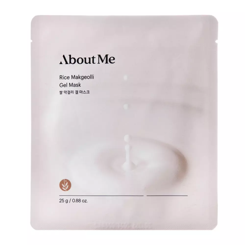 About me - Rice Makgeolli Gel Mask - Maska Regenerująca z Fermentami - 25g